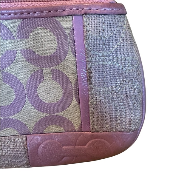 Coach Signature Patchwork Wristlet - Picture 4 of 11